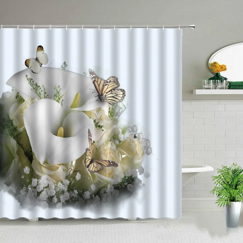 Shower Curtain for Bathroom with Hooks,Almond Blossom Flowers Decor Bathroom Curtains Set, Waterproof Polyester Fabric
Shower Curtain for Bathroom with Hooks,Almond Blossom Flowers Decor Bathroom Curtains Set, Waterproof Polyester Fabric