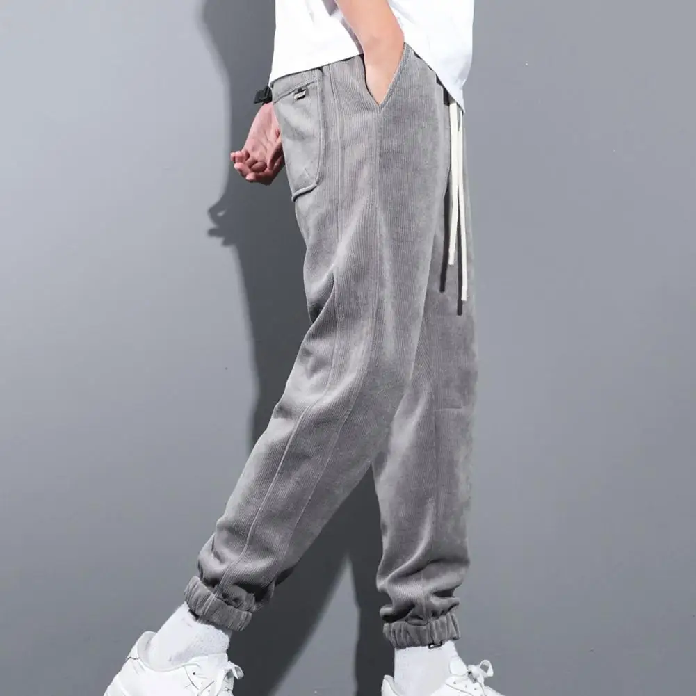 Stylish Men Sweatpants Ankle-banded Deep Crotch Pure Color Men Fall Trousers Multi Pockets Men Fall Pants Men Clothes
Stylish Men Sweatpants Ankle-banded Deep Crotch Pure Color Men Fall Trousers Multi Pockets Men Fall Pants Men Clothes