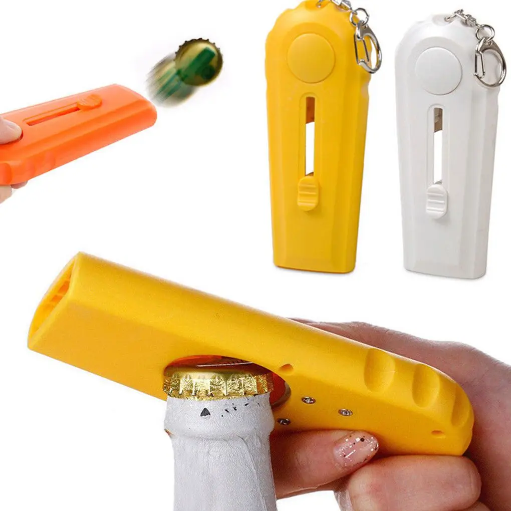ABS Ejection Beer Bottle Opener Portable Kitchen Tool Handy Key Chain Party Mini Cap Launcher
ABS Ejection Beer Bottle Opener Portable Kitchen Tool Handy Key Chain Party Mini Cap Launcher