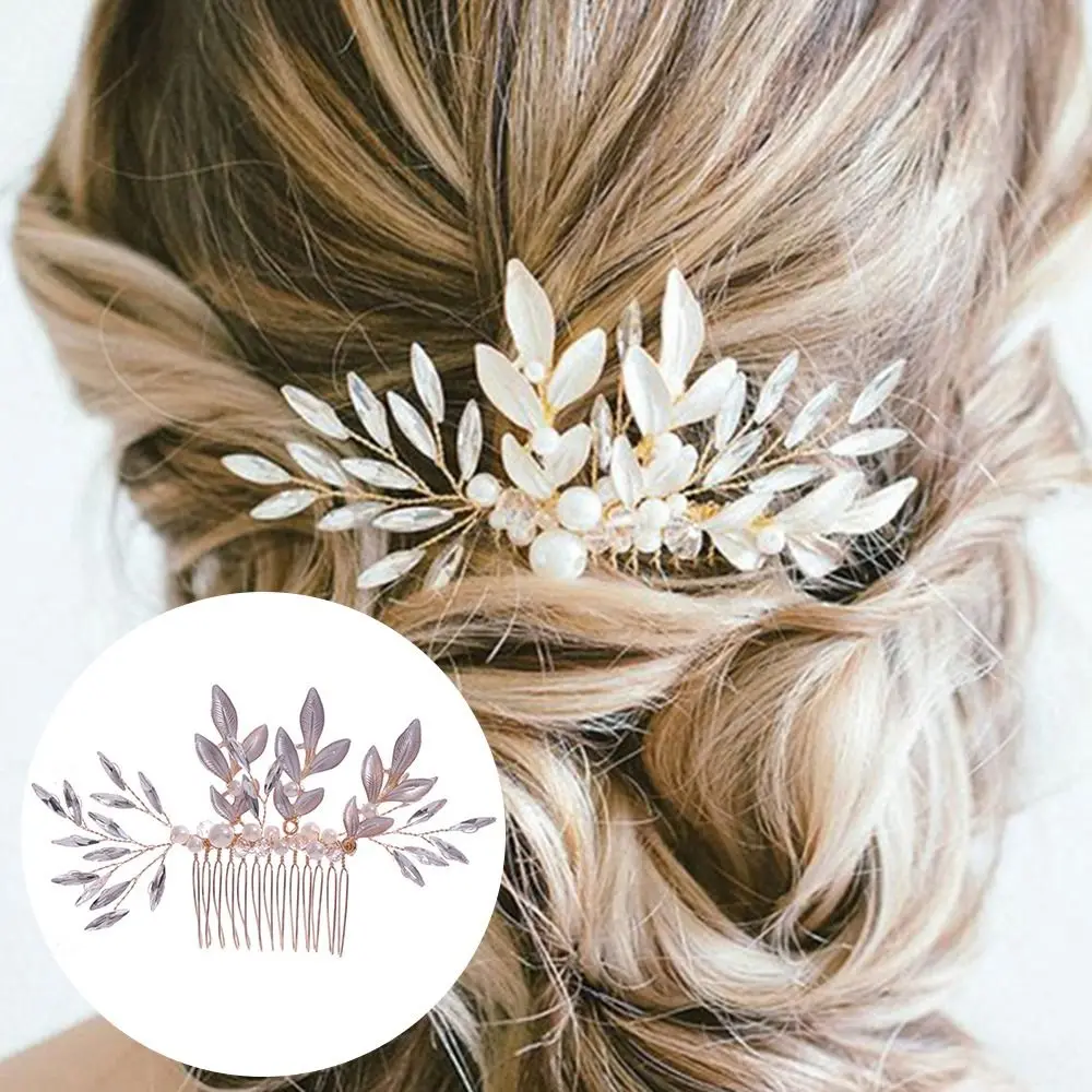 Charm Wedding Women Headwear Hair Accessories Bridal Hair Comb Crystal Rhinestone Hairpins Flower Pearl Hair Comb
Charm Wedding Women Headwear Hair Accessories Bridal Hair Comb Crystal Rhinestone Hairpins Flower Pearl Hair Comb