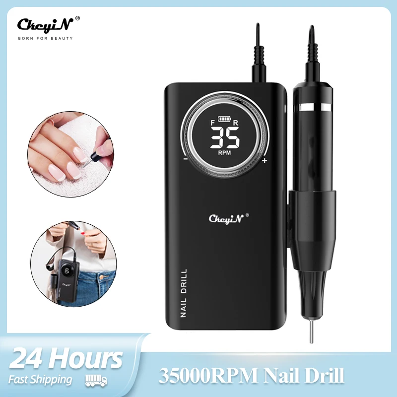 CkeyiN 35000RPM Professional Nail Drill HD LCD Display Manicure Pedicure Machine Electric Nail Files Drill Gel Polish Remover
CkeyiN 35000RPM Professional Nail Drill HD LCD Display Manicure Pedicure Machine Electric Nail Files Drill Gel Polish Remover