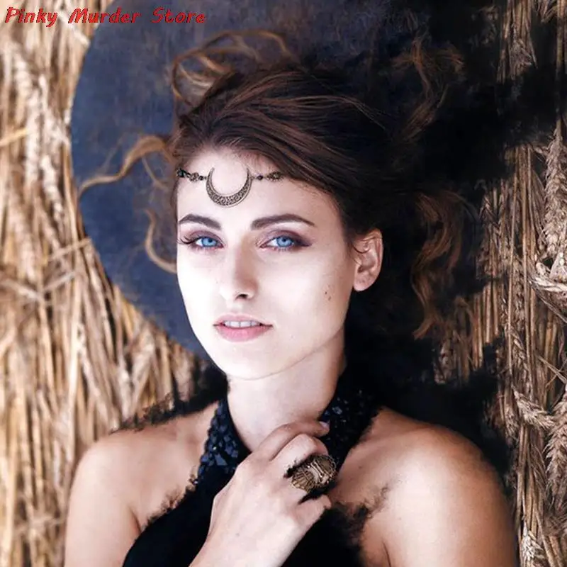 Hot Sale Vintage Moon Pattern Accesorios Mujer Head Chain Beads Hair Jewelry Party Wedding Headband for Women Daily Wear New
Hot Sale Vintage Moon Pattern Accesorios Mujer Head Chain Beads Hair Jewelry Party Wedding Headband for Women Daily Wear New