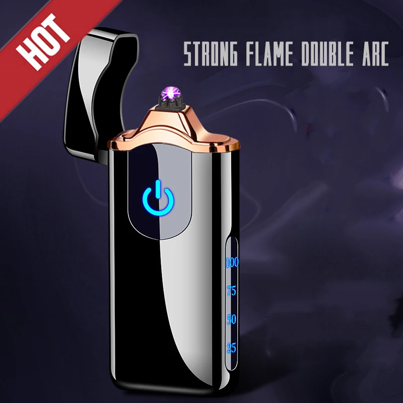 New Metal Smart Arc Touch Induction Arc Windproof USB Lighter, Plasma Pulse Flameless Lighter, Men's Gift Lighter
New Metal Smart Arc Touch Induction Arc Windproof USB Lighter, Plasma Pulse Flameless Lighter, Men's Gift Lighter