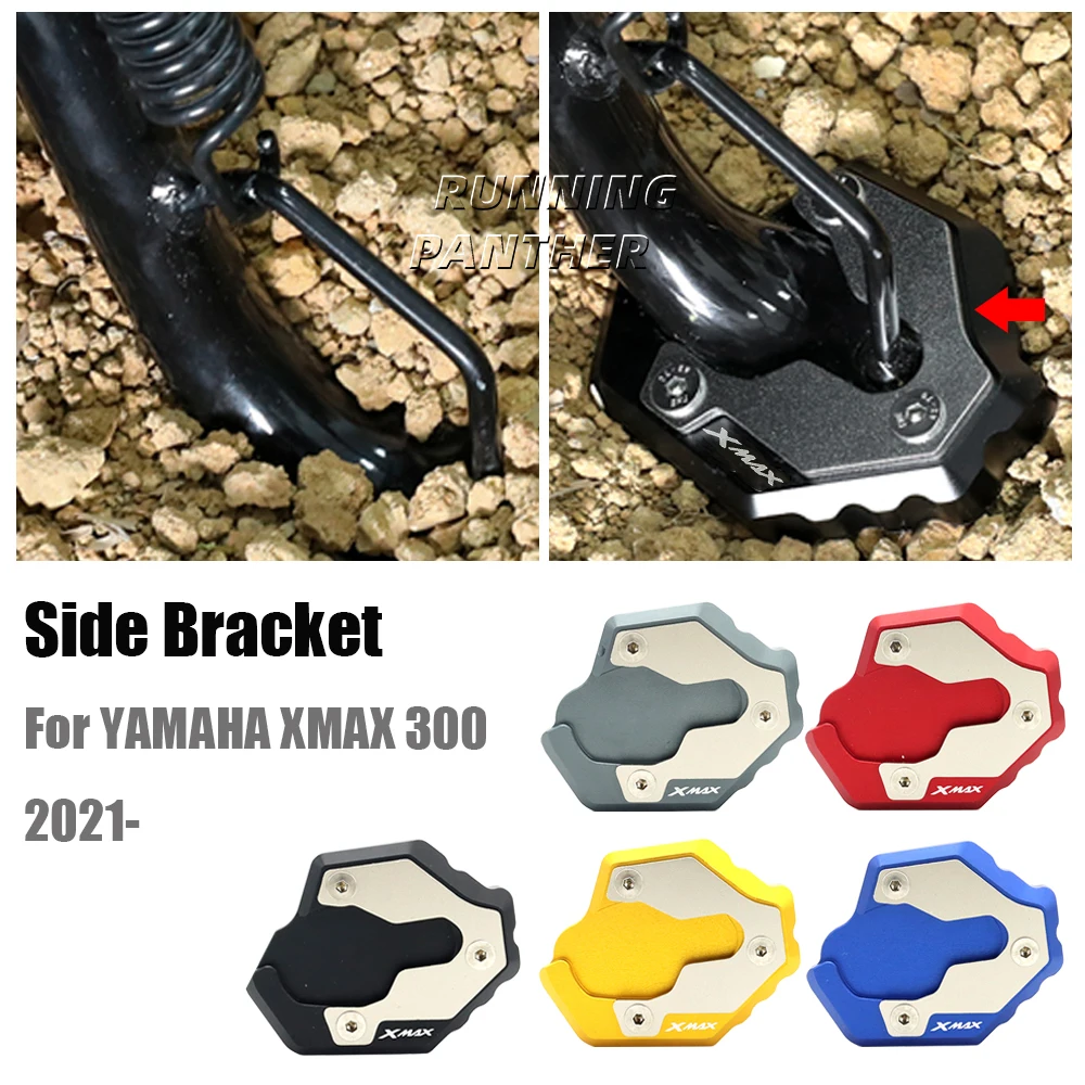 For YAMAHA XMAX X-MAX 300 XMAX300 2021 2022 Kickstand Side Stand Extension Enlarger Pad Side Bracket New Motorcycle Accessories
For YAMAHA XMAX X-MAX 300 XMAX300 2021 2022 Kickstand Side Stand Extension Enlarger Pad Side Bracket New Motorcycle Accessories