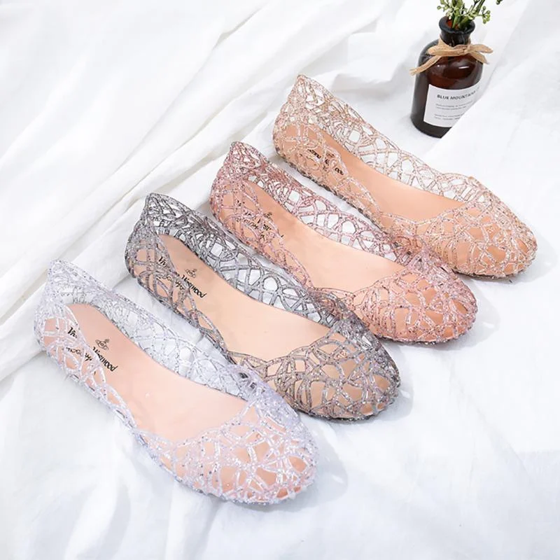 Women Flats Shoes Summer Crystal Jelly Nest Sandals Hollow Breathable Shoes Fashion Round Toe Sweet Female Shoes
Women Flats Shoes Summer Crystal Jelly Nest Sandals Hollow Breathable Shoes Fashion Round Toe Sweet Female Shoes