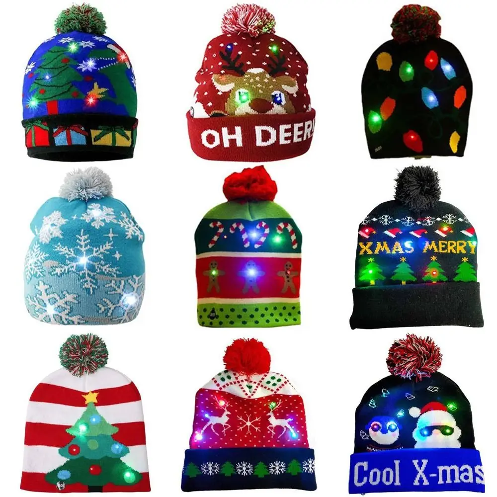 Christmas Gift Snowman Light Up Cartoon Sweater Beanie Christmas Hat LED Hat Knitted Cap
Christmas Gift Snowman Light Up Cartoon Sweater Beanie Christmas Hat LED Hat Knitted Cap