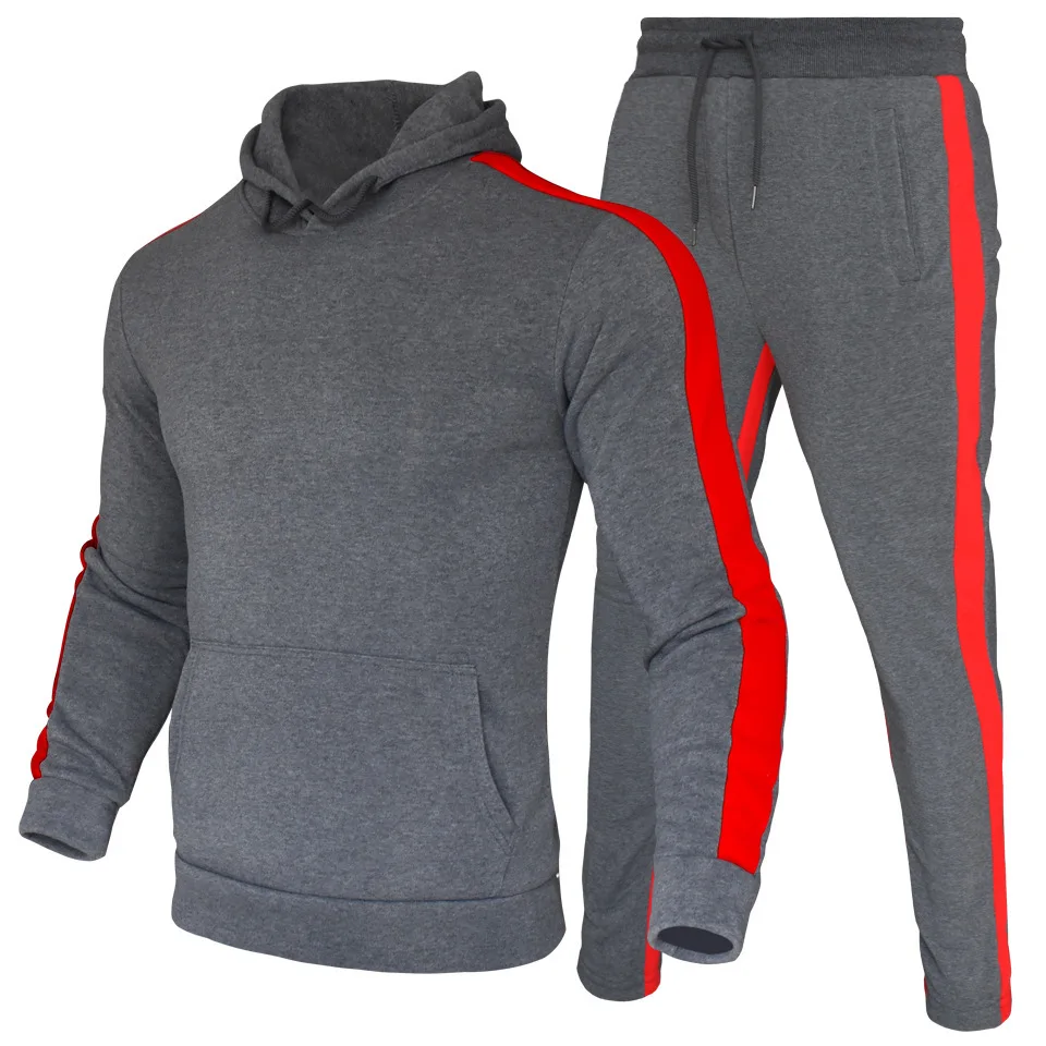 Spring Autumn Casual Wear Suit Brand Customizable LOGO Sweater Stitching Hoodie Pullover Top + Pants Men's Sports 2-Piece Set
Spring Autumn Casual Wear Suit Brand Customizable LOGO Sweater Stitching Hoodie Pullover Top + Pants Men's Sports 2-Piece Set