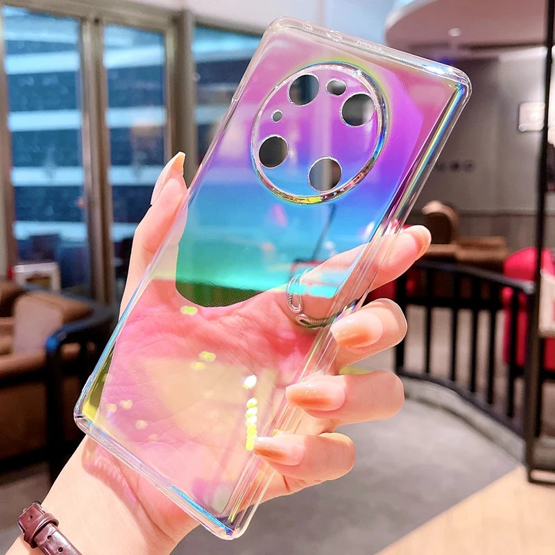 Luxury Laser Phone Case For HUAWEI P30 P40 P50 Mate 30 40 Pro Lite 5G P Smart 2021 Y8P Transparent PC Hard Bumper Back Cover
Luxury Laser Phone Case For HUAWEI P30 P40 P50 Mate 30 40 Pro Lite 5G P Smart 2021 Y8P Transparent PC Hard Bumper Back Cover