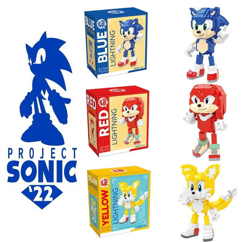 Sonic The Hedgehog Building Blocks Small Particles Assembled Block Model DollsToys Sonic Anime Peripheral Kid Toy Christmas Gift
Sonic The Hedgehog Building Blocks Small Particles Assembled Block Model DollsToys Sonic Anime Peripheral Kid Toy Christmas Gift