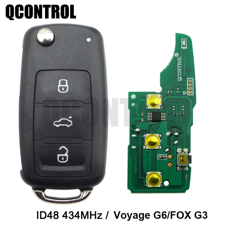 QCONTROL 433MHz3 BTCar Remote Ke for FOX CrossFox SpaceFox G3/GLL G6/V G6 for VW/VolksWagen 2014 - 207
QCONTROL 433MHz3 BTCar Remote Ke for FOX CrossFox SpaceFox G3/GLL G6/V G6 for VW/VolksWagen 2014 - 207