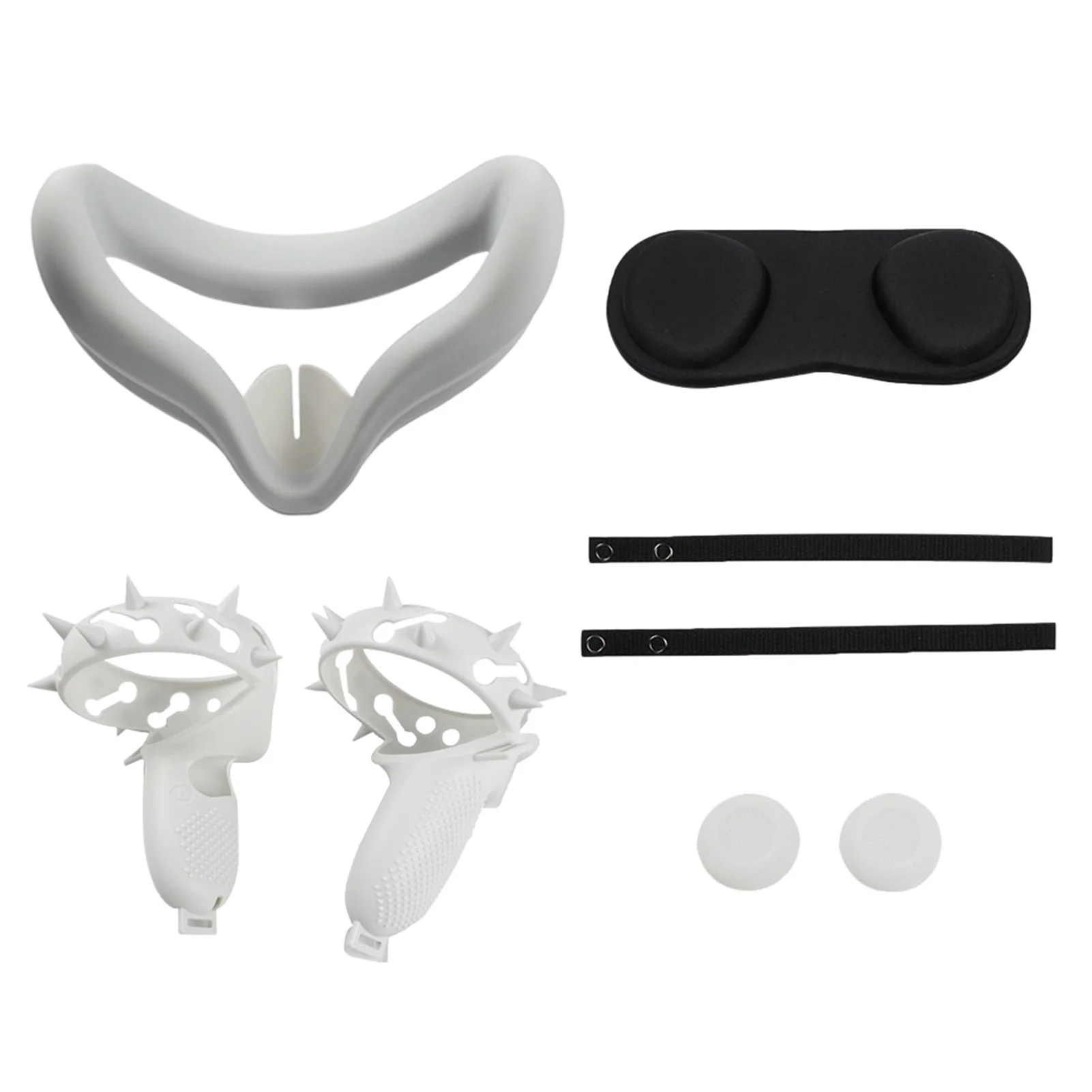 VR Accessories Set Rocker Cap Handle Cover Face Pad Professional Protective Non Slip Durable Silicone Headset For Oculus Quest 2
VR Accessories Set Rocker Cap Handle Cover Face Pad Professional Protective Non Slip Durable Silicone Headset For Oculus Quest 2
