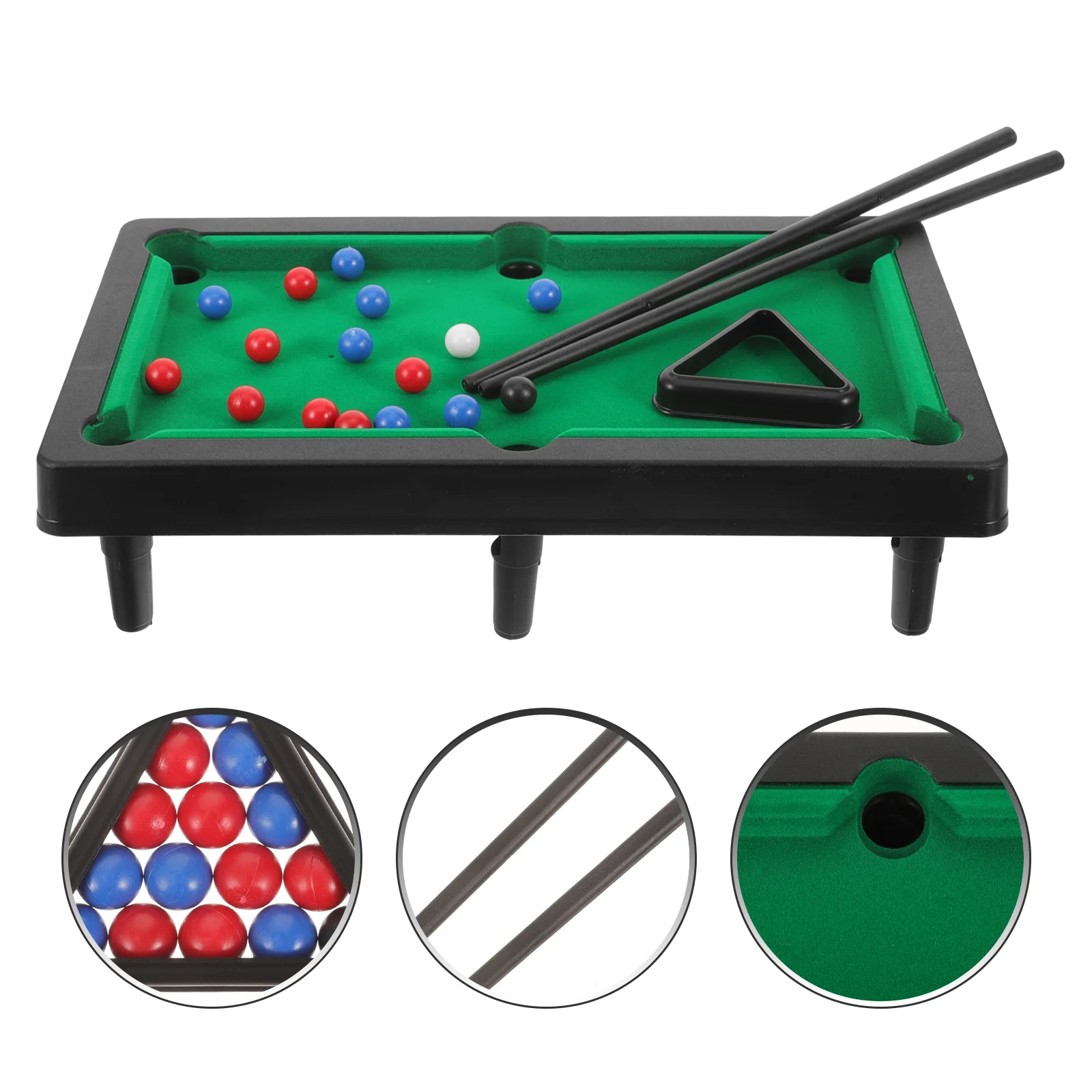 1 Set Desktop Miniature Pool Table Set Mini Billiards Table Plaything Desktop Table Billiard Intelligence Toy
1 Set Desktop Miniature Pool Table Set Mini Billiards Table Plaything Desktop Table Billiard Intelligence Toy