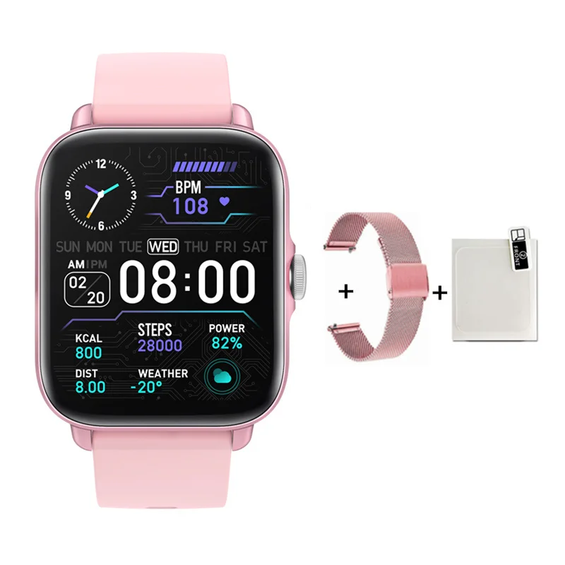 Woman Smart Watch Answer Call Wateproof IP67 1.7inch Full Touch Screen Blood Pressure Oxygen Whatsapp Notification Smartwatch
Woman Smart Watch Answer Call Wateproof IP67 1.7inch Full Touch Screen Blood Pressure Oxygen Whatsapp Notification Smartwatch