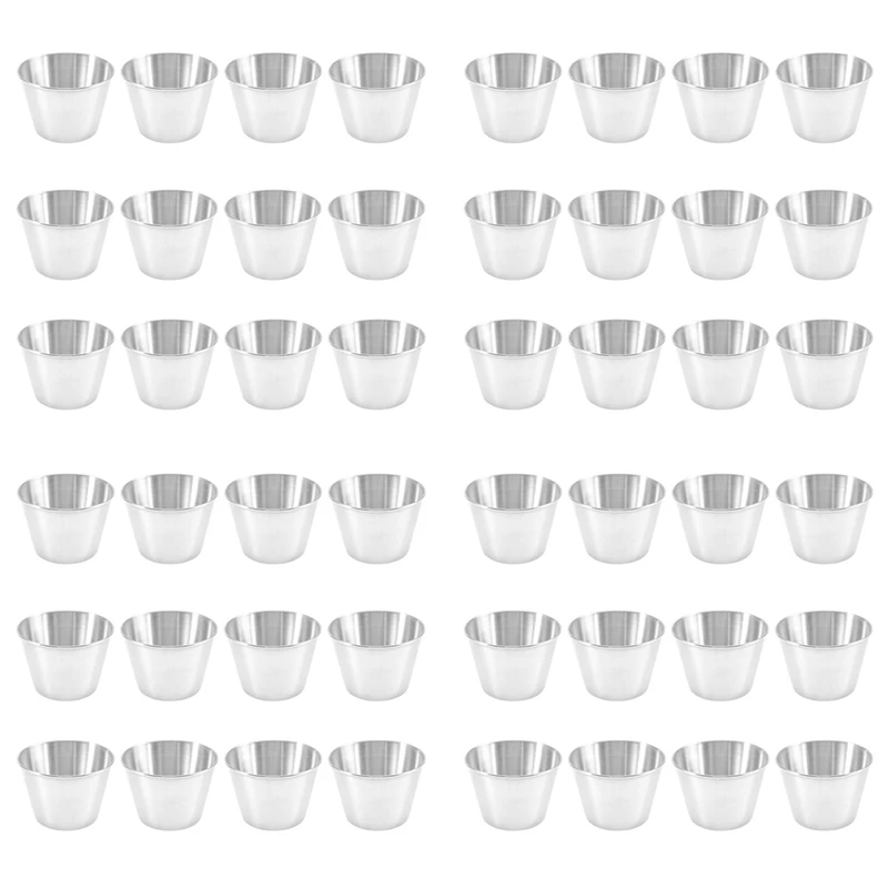 96 Pack Stainless Steel Condiment Sauce Cups,Commercial Grade Dipping Sauce Cups,Ramekin Condiment Cups Portion Cups
96 Pack Stainless Steel Condiment Sauce Cups,Commercial Grade Dipping Sauce Cups,Ramekin Condiment Cups Portion Cups