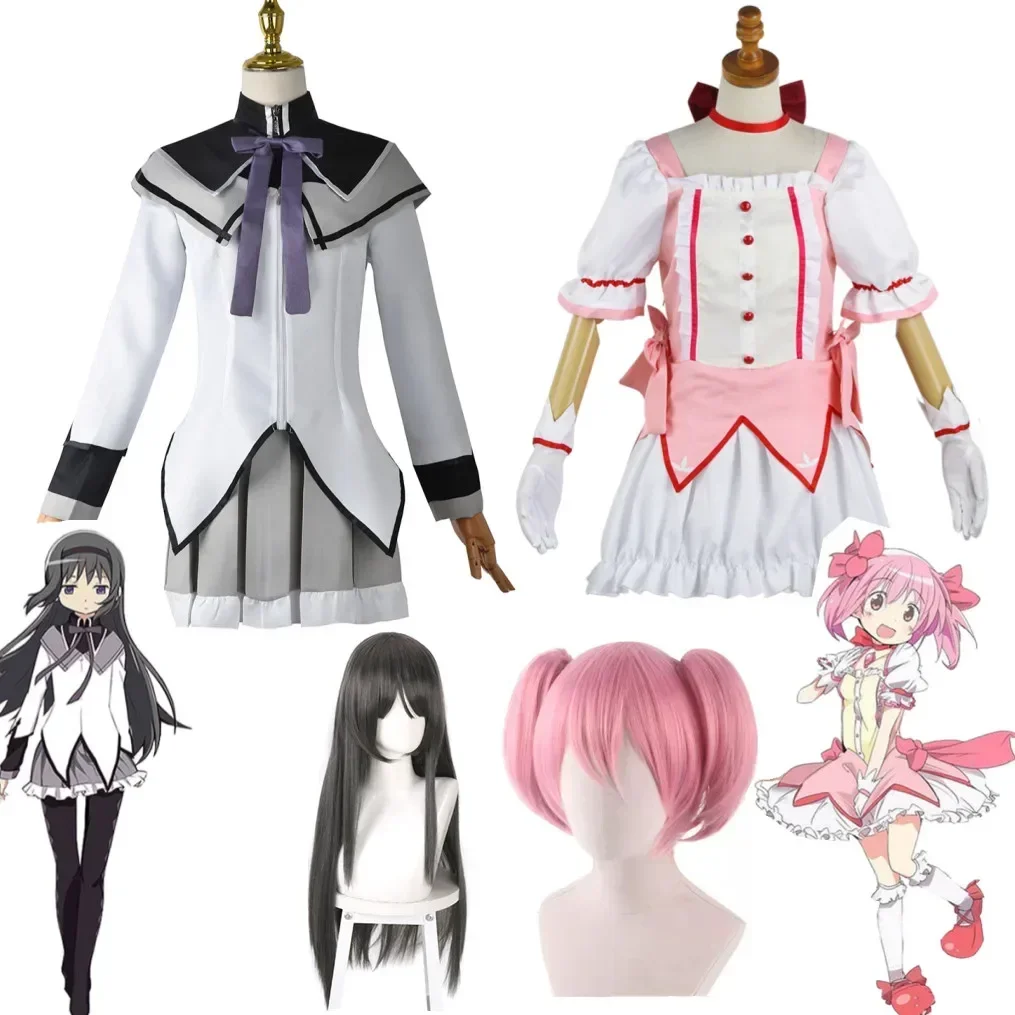 Kaname Madoka Akemi Homura Косплей Костюм Puella Magi Magica для взрослых Карнавальная форма Аниме