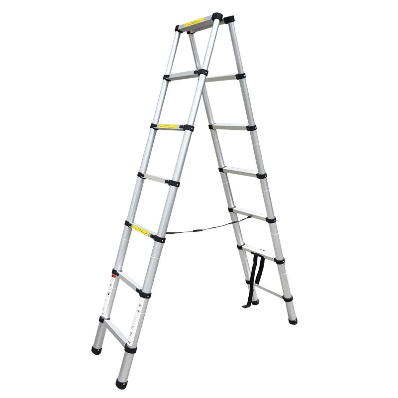 Manufacturers straight hair double-sided telescopic ladder aluminum alloy household ladder portable lift herringboneladder rack
Manufacturers straight hair double-sided telescopic ladder aluminum alloy household ladder portable lift herringboneladder rack