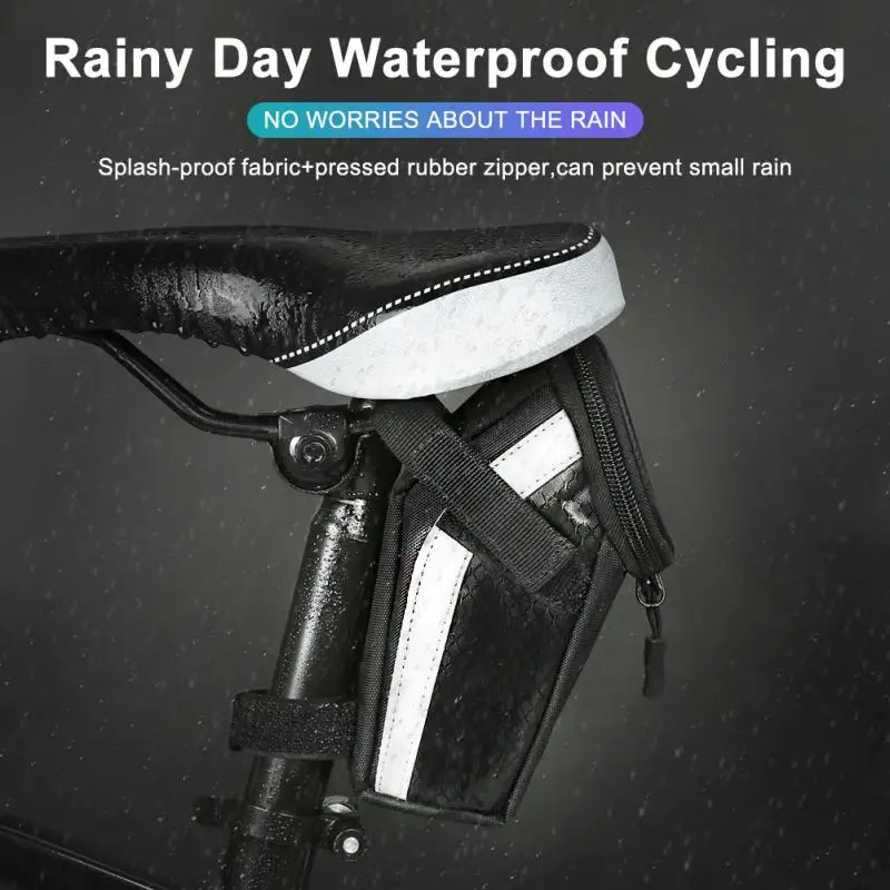 Bike Storage Saddlebag Wear-resistant Waterproof Bicycle Riding Seat Tube Tail Bag Cycling Seat Tail Rear Pouch Bag Sacoche Velo
Bike Storage Saddlebag Wear-resistant Waterproof Bicycle Riding Seat Tube Tail Bag Cycling Seat Tail Rear Pouch Bag Sacoche Velo