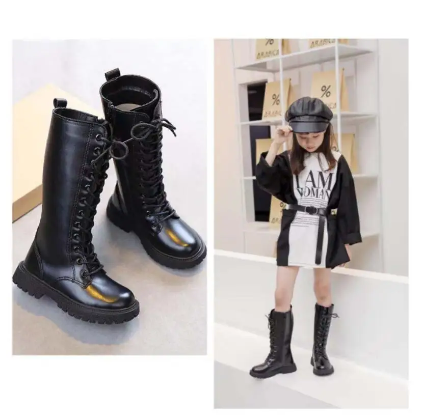 2022 Girls' High Boots Children's Leather Boots Autumn Winter Martin Boots Princess Snow Boots Children's High Boots Winter Warm
2022 Girls' High Boots Children's Leather Boots Autumn Winter Martin Boots Princess Snow Boots Children's High Boots Winter Warm