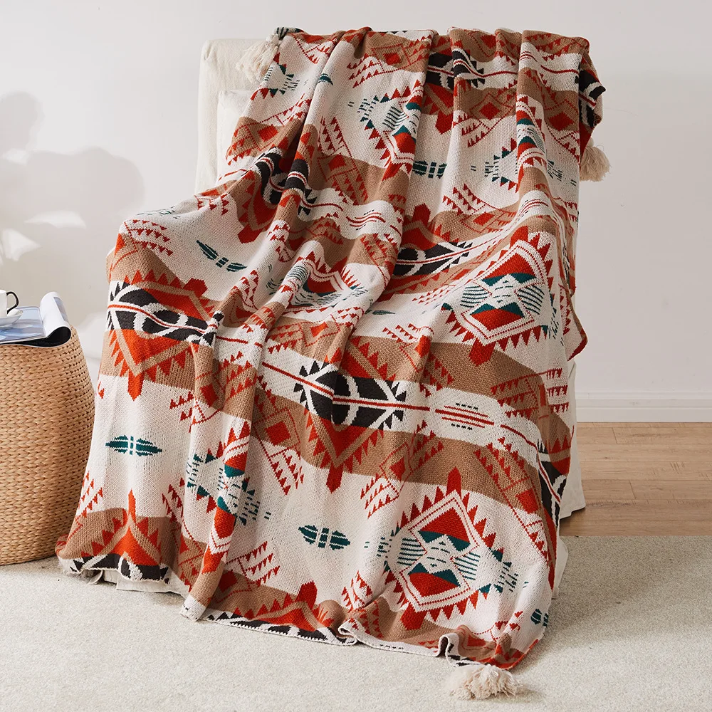 Soft Tassel Knitted Blankets Plaid Bohemian Tapestry Nap Blanket Vintage Autumn Winter Decor Blanket Sofa Cover Deken Cobertor
Soft Tassel Knitted Blankets Plaid Bohemian Tapestry Nap Blanket Vintage Autumn Winter Decor Blanket Sofa Cover Deken Cobertor