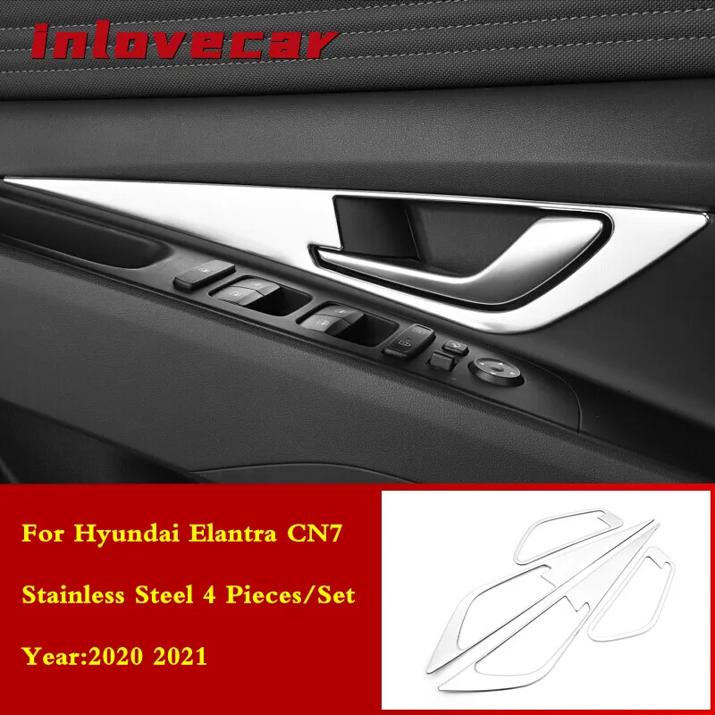 For Hyundai Elantra CN7 2020 2021 Accessories stainless steel Car inner door Bowl protector frame Cover Trim Car Styling 4pcs
For Hyundai Elantra CN7 2020 2021 Accessories stainless steel Car inner door Bowl protector frame Cover Trim Car Styling 4pcs