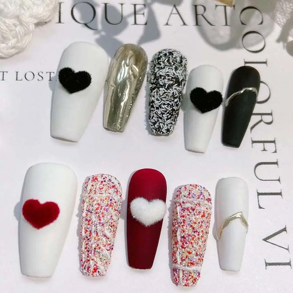 Зимние плюшевые подвески для ногтей в форме сердца Стразы, аксессуары для маникюра, художественные украшения для ногтей, украшения для ногт...
Зимние плюшевые подвески для ногтей в форме сердца Стразы, аксессуары для маникюра, художественные украшения для ногтей, украшения для ногт...