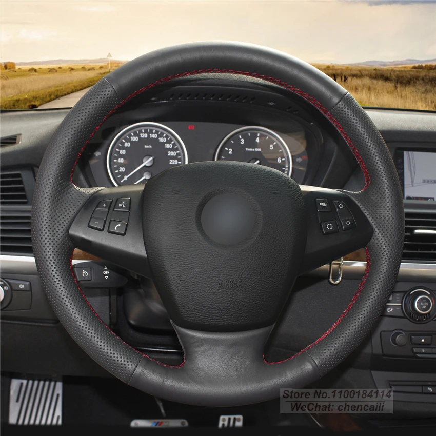 Hand-stitched Soft Durable Suede Black Artificial Leather Car Steering Wheel Cove For BMW E70 X5 2008-2013
Hand-stitched Soft Durable Suede Black Artificial Leather Car Steering Wheel Cove For BMW E70 X5 2008-2013