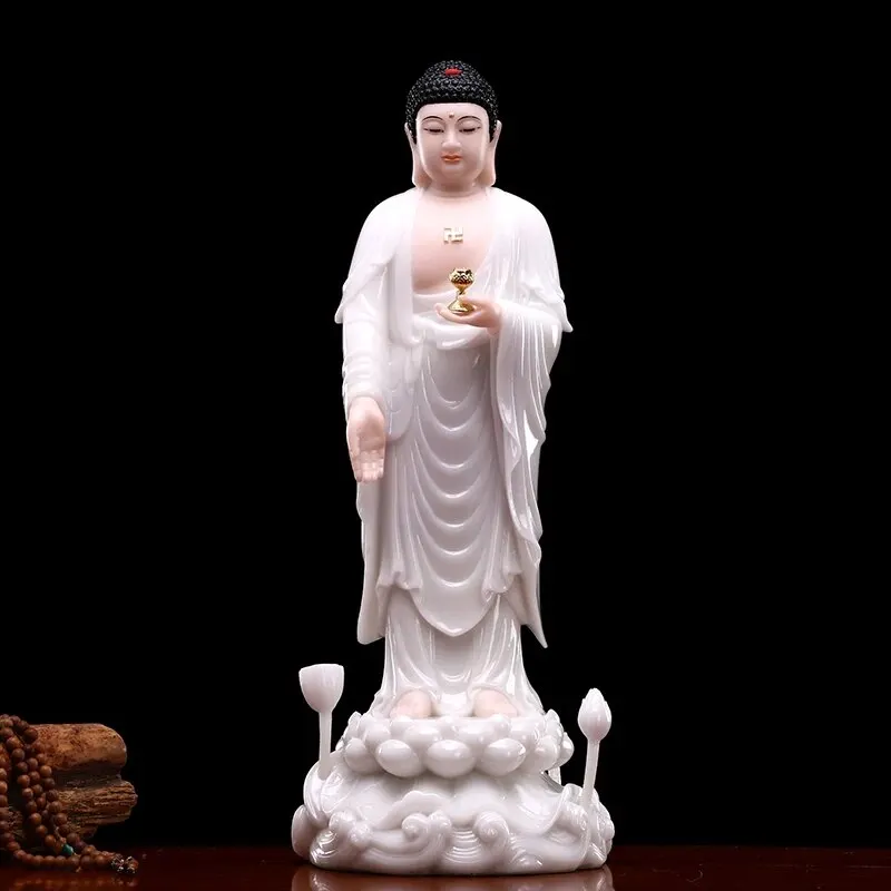 48cm large high grade jade Amitabha Sakyamuni RU LAI buddha statue Asia family safety healthy protection HOME Shrine Sculpture
48cm large high grade jade Amitabha Sakyamuni RU LAI buddha statue Asia family safety healthy protection HOME Shrine Sculpture
