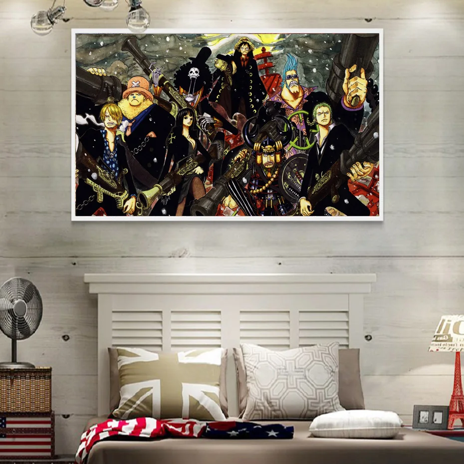 One Piece Anime Straw Hat Group Member Collection Decorative Painting Poster Wall Art Two Children's Bedroom Home Decoration
One Piece Anime Straw Hat Group Member Collection Decorative Painting Poster Wall Art Two Children's Bedroom Home Decoration