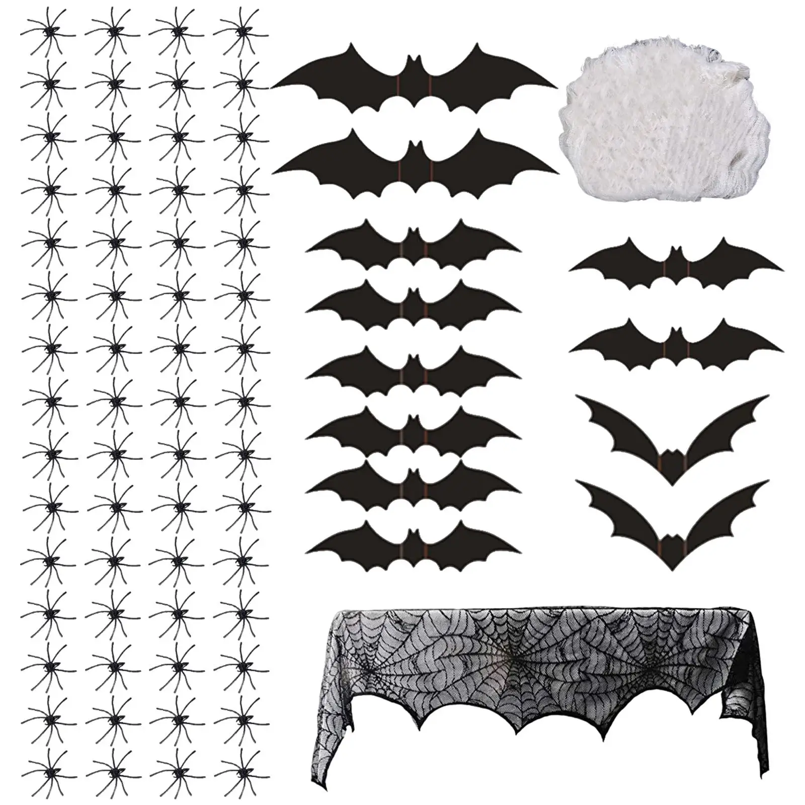 Halloween Cobweb Fireplace Mantle Scarf Cover Festival Party Decor Spider Web Gothic for Curtain Kitchen Indoor Dinner Party
Halloween Cobweb Fireplace Mantle Scarf Cover Festival Party Decor Spider Web Gothic for Curtain Kitchen Indoor Dinner Party