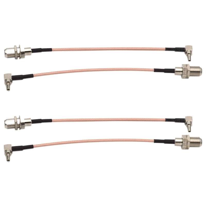 20 Pieces RF Connector F To CRC9 Cable F Female To CRC9 Rightangle RG316 Pigtail Cable 15Cm
20 Pieces RF Connector F To CRC9 Cable F Female To CRC9 Rightangle RG316 Pigtail Cable 15Cm