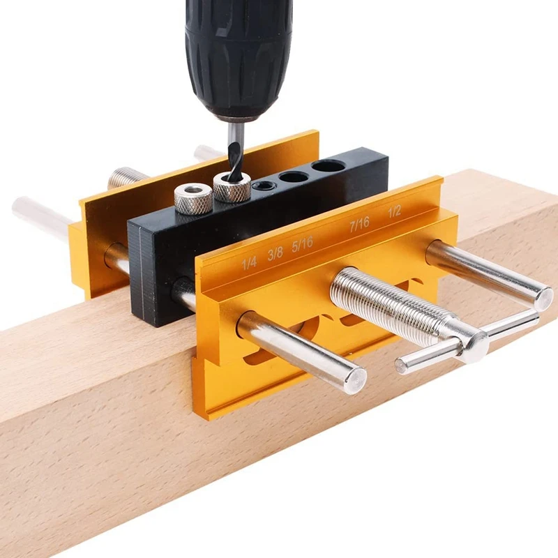 Self Centering Doweling Jig Plus 6 Inch Widen Dowel Jig Extended Step Drill Guide Bushings Set Woodworking Joints Tools
Self Centering Doweling Jig Plus 6 Inch Widen Dowel Jig Extended Step Drill Guide Bushings Set Woodworking Joints Tools