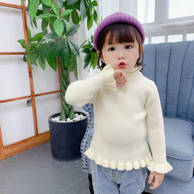 New Autumn and Winter Solid Color Bottoming Sweater Winter Baby Girl Clothes Oversized Sweater 
New Autumn and Winter Solid Color Bottoming Sweater Winter Baby Girl Clothes Oversized Sweater