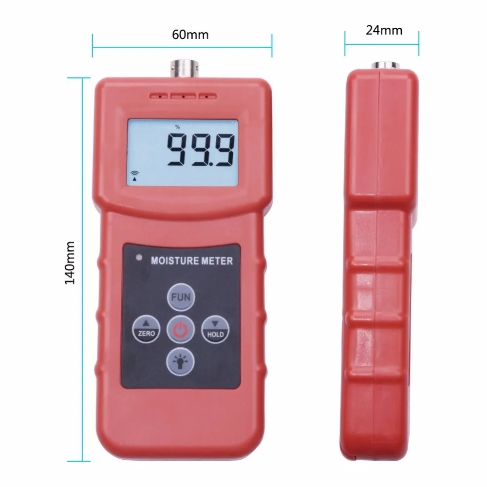 Measuring Range 0-80% MS350 Portable Digital Capacitive Chemical raw materials Moisture Meter
Measuring Range 0-80% MS350 Portable Digital Capacitive Chemical raw materials Moisture Meter