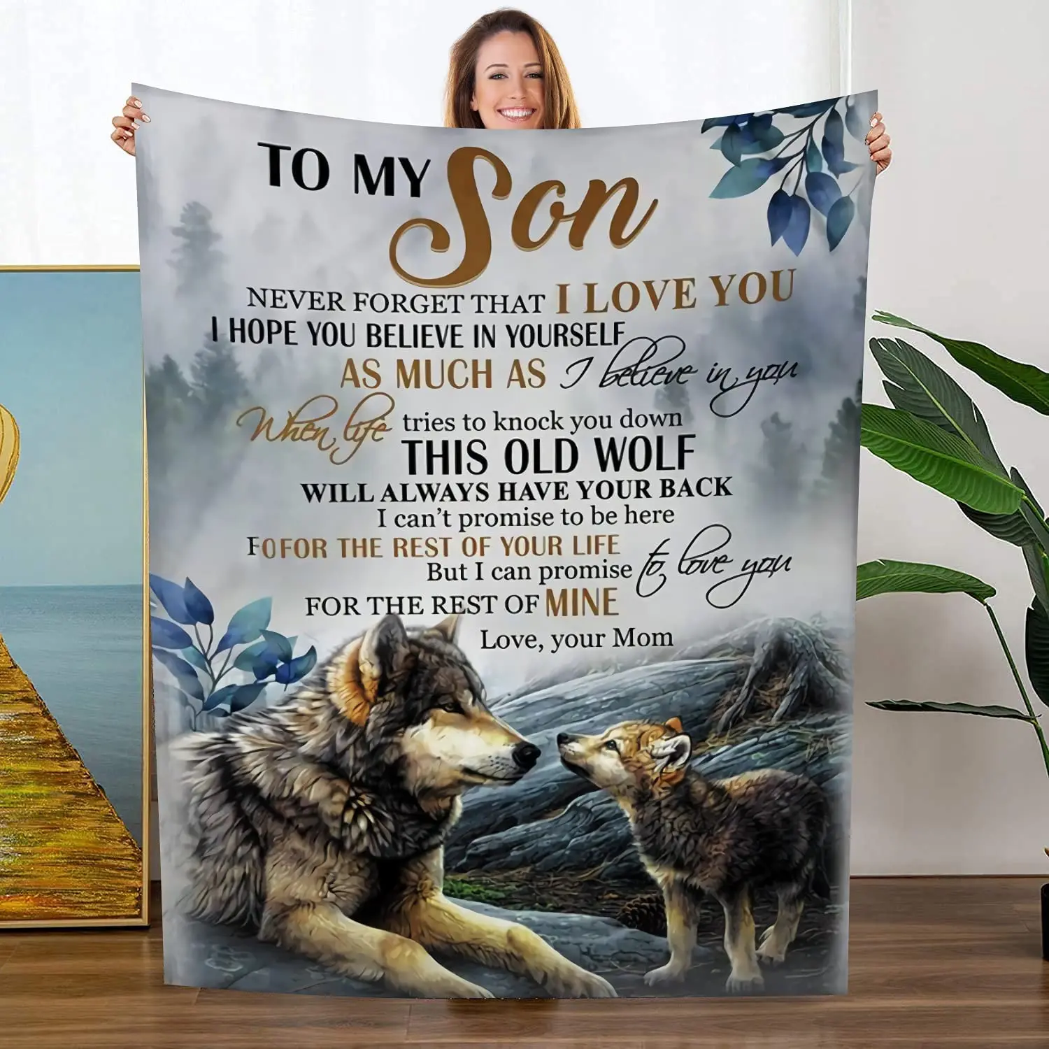 Throw Blanket - to my son blanket Fleece Throw Blanket,Super Soft Ultra-Soft Micro Fleece Blanket for Bedroom SOFE Couch
Throw Blanket - to my son blanket Fleece Throw Blanket,Super Soft Ultra-Soft Micro Fleece Blanket for Bedroom SOFE Couch