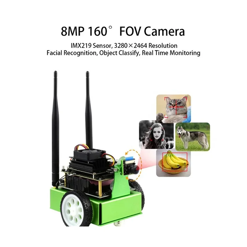 For JetBot AI Artificial Intelligence Robot Car Kit Nano 4G+16GB Kit+Camera+Network Card+Handle US Plug
For JetBot AI Artificial Intelligence Robot Car Kit Nano 4G+16GB Kit+Camera+Network Card+Handle US Plug
