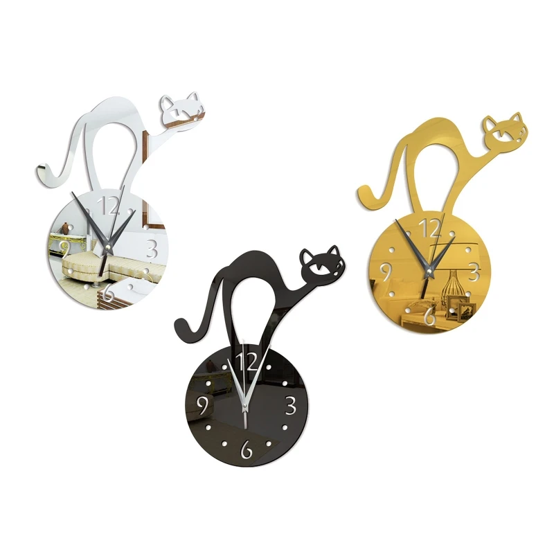 Акриловые зеркальные настенные часы с мультяшными животными, подвесные фотообои G2AB
Акриловые зеркальные настенные часы с мультяшными животными, подвесные фотообои G2AB