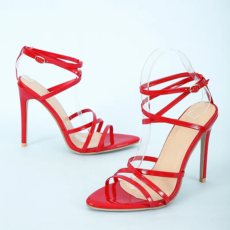 High Heel Sandals Women Shoes 2022 Summer New Slippers Red Fine Heel Patent Leather Women Open Toe Plus Size Sexy Ladies Banquet
High Heel Sandals Women Shoes 2022 Summer New Slippers Red Fine Heel Patent Leather Women Open Toe Plus Size Sexy Ladies Banquet