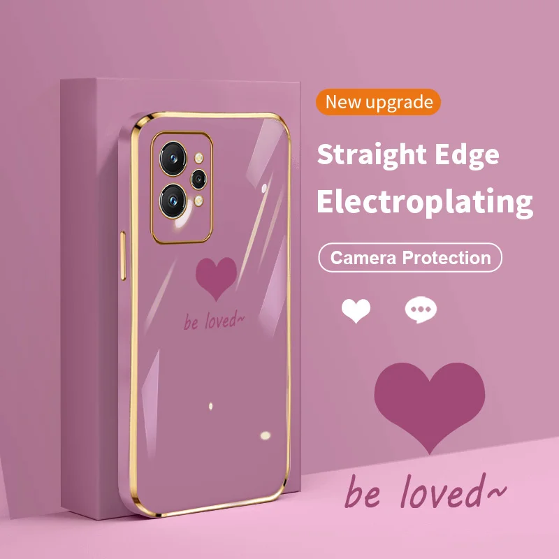 Love Heart Case for Realme GT2 Pro GT Master Q3 Pro Carnival GT Neo 3 150W X X7 Q2 X7 OPPO K3 Bumper Electroplated Back Cover
Love Heart Case for Realme GT2 Pro GT Master Q3 Pro Carnival GT Neo 3 150W X X7 Q2 X7 OPPO K3 Bumper Electroplated Back Cover