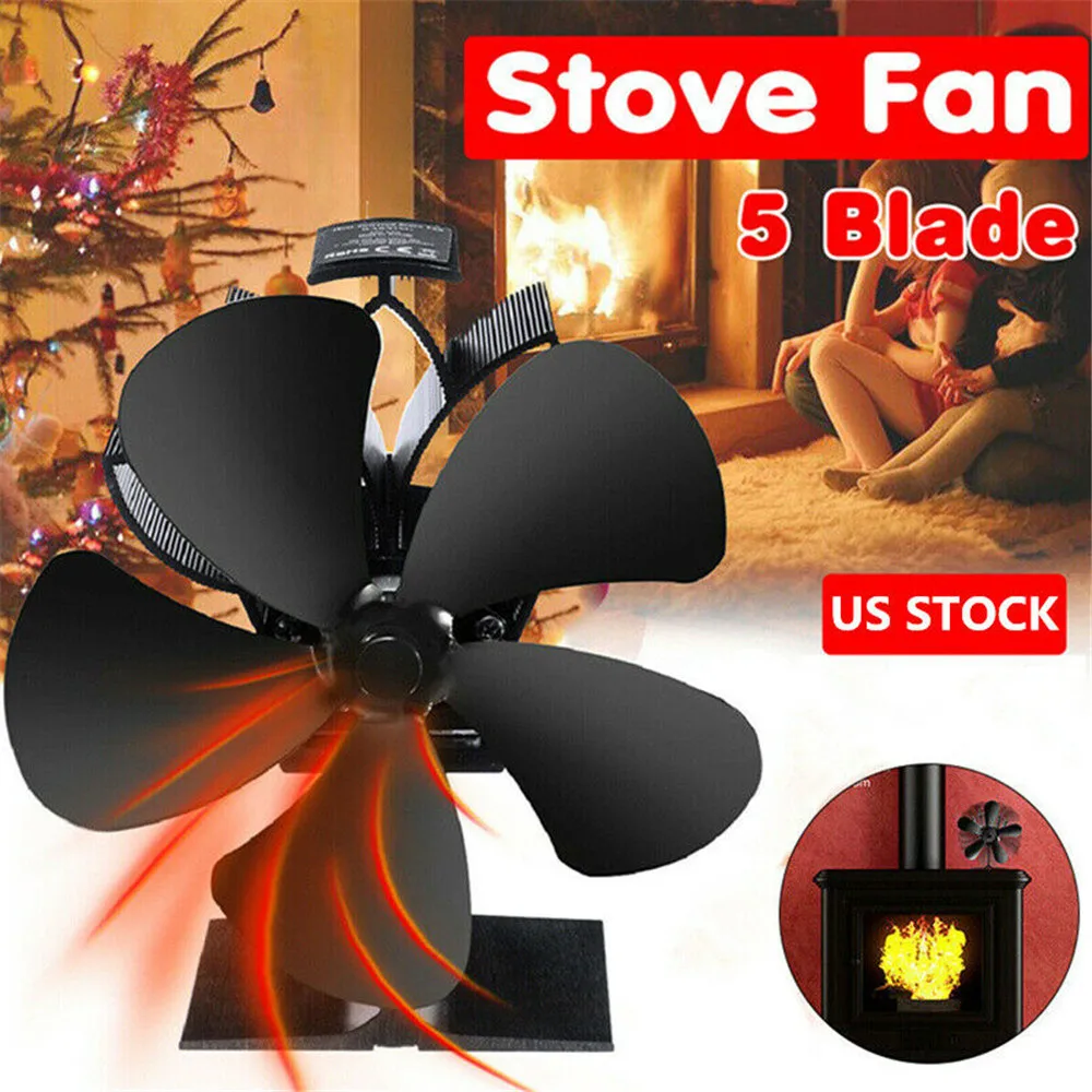 6 Blades Heat Powered Stove Fan Black Fireplace Log Wood Burner Eco-fan Quiet Home Fireplace Fan
6 Blades Heat Powered Stove Fan Black Fireplace Log Wood Burner Eco-fan Quiet Home Fireplace Fan