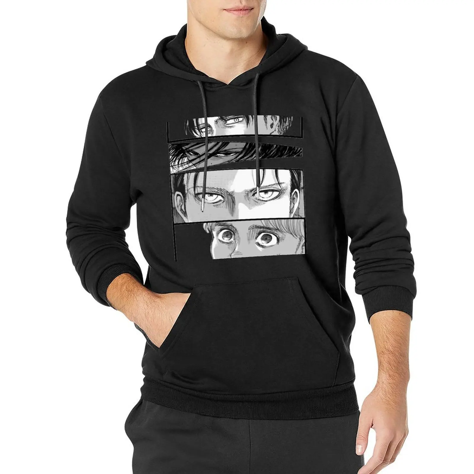 Attack on Titan Anime Casual Hoodies Mikassa Eren Armin Eyes Harajuku Hooded Shirt Winter Street Wear Oversized Pullover Hoodie
Attack on Titan Anime Casual Hoodies Mikassa Eren Armin Eyes Harajuku Hooded Shirt Winter Street Wear Oversized Pullover Hoodie