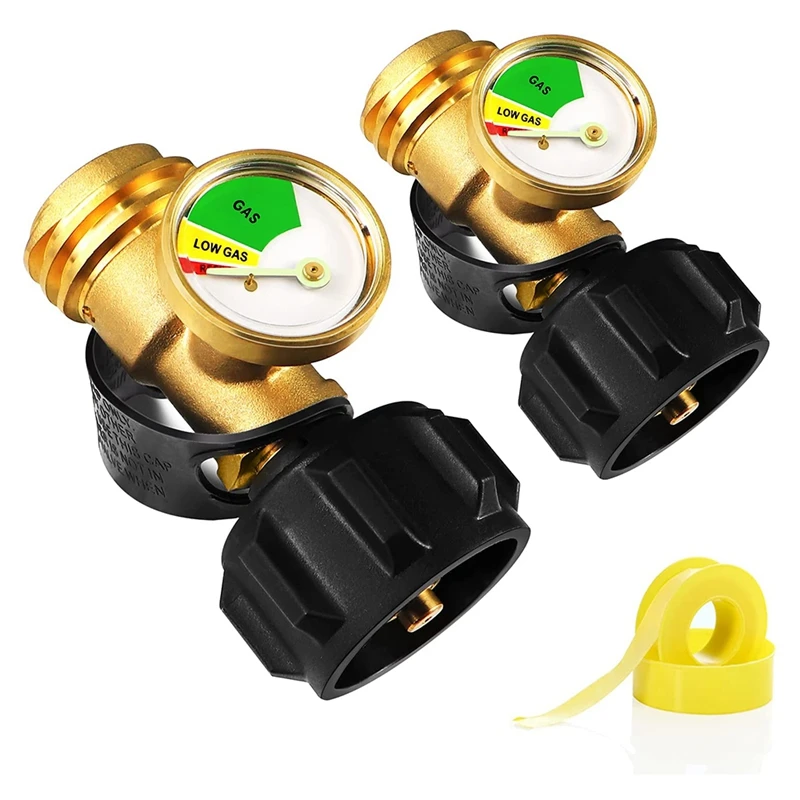 2 Pcs Propane Tank Gauge Level Indicator Leak Detector With Type 1 Connection ,Propane Gauge For Propane Tanks 5Lb-40Lb
2 Pcs Propane Tank Gauge Level Indicator Leak Detector With Type 1 Connection ,Propane Gauge For Propane Tanks 5Lb-40Lb