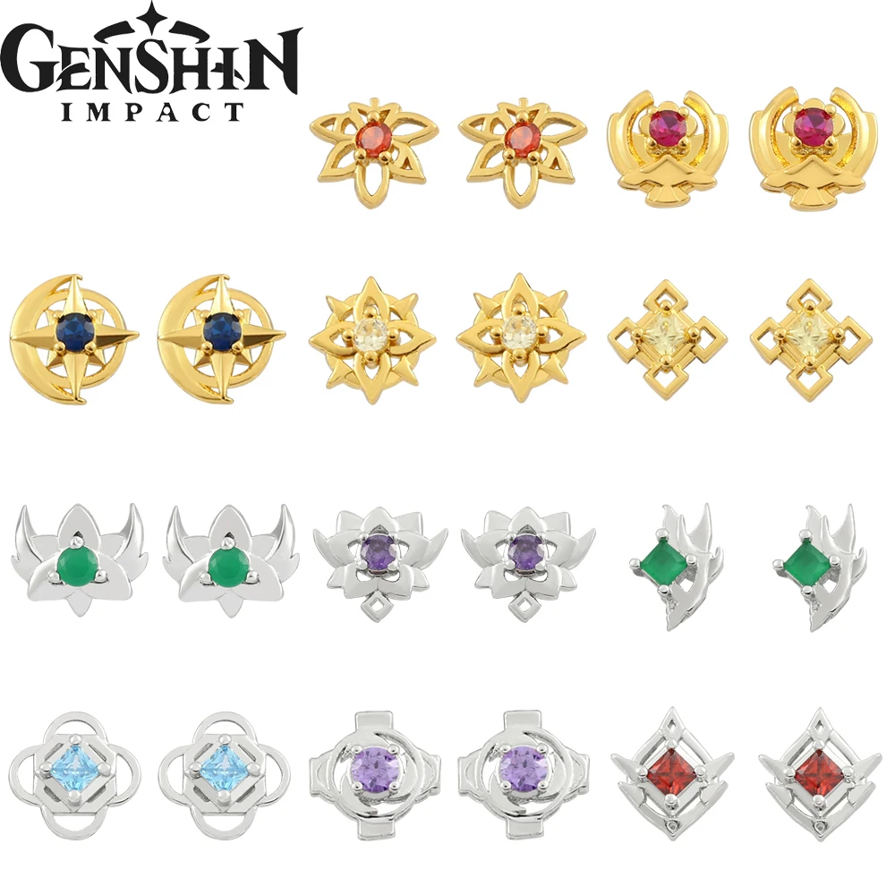 Popular Game Genshin Impact Accessories Gift Anime Stud Earrings Men Jewelry Piercing Earrings for Girls Jewellery Trendy
Popular Game Genshin Impact Accessories Gift Anime Stud Earrings Men Jewelry Piercing Earrings for Girls Jewellery Trendy