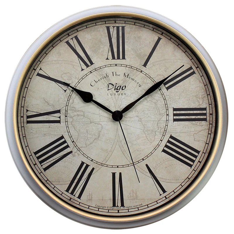 Digo Wall Clock Metal Silent Non-Ticking Battery Quartz Retro Rome Digital Clocks 15 Inch Decor Table Dial For Bathroom
Digo Wall Clock Metal Silent Non-Ticking Battery Quartz Retro Rome Digital Clocks 15 Inch Decor Table Dial For Bathroom