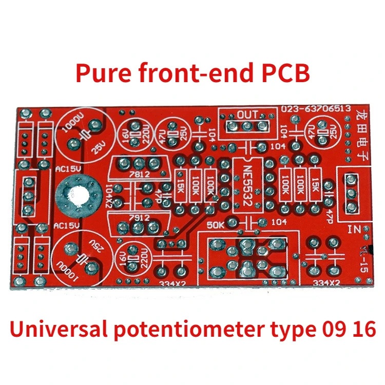 Power Amplifier Tone C4558 NE5532 AD827 OPA2604 LT1057 Dual Op Amp DIY Pure Front Pole PCB
Power Amplifier Tone C4558 NE5532 AD827 OPA2604 LT1057 Dual Op Amp DIY Pure Front Pole PCB