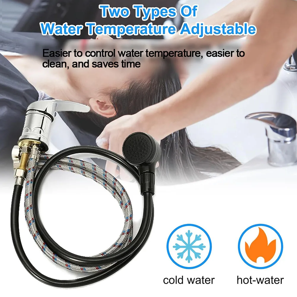 Salon Shampoo Basin Faucet Mixing Valve Professional Shampoo Bowl Faucet Hose For Shampoo Bed Hair Cleaning Tool
Salon Shampoo Basin Faucet Mixing Valve Professional Shampoo Bowl Faucet Hose For Shampoo Bed Hair Cleaning Tool
