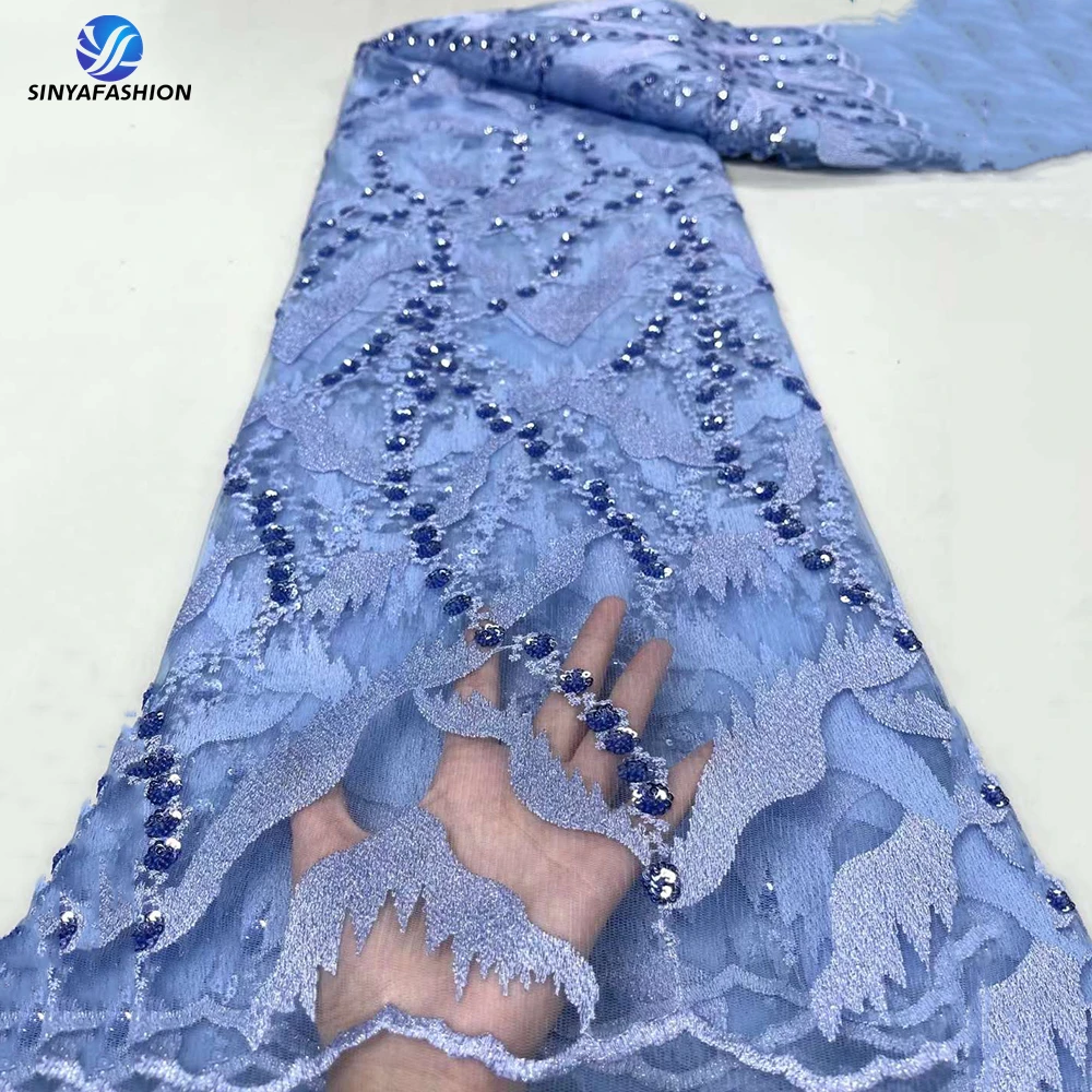2023 Sinya French Mesh Laces Fabrics Wholesale Material Shinning Sequins Net Lace Fabric Women Lady Elegant Party Luxurious
2023 Sinya French Mesh Laces Fabrics Wholesale Material Shinning Sequins Net Lace Fabric Women Lady Elegant Party Luxurious