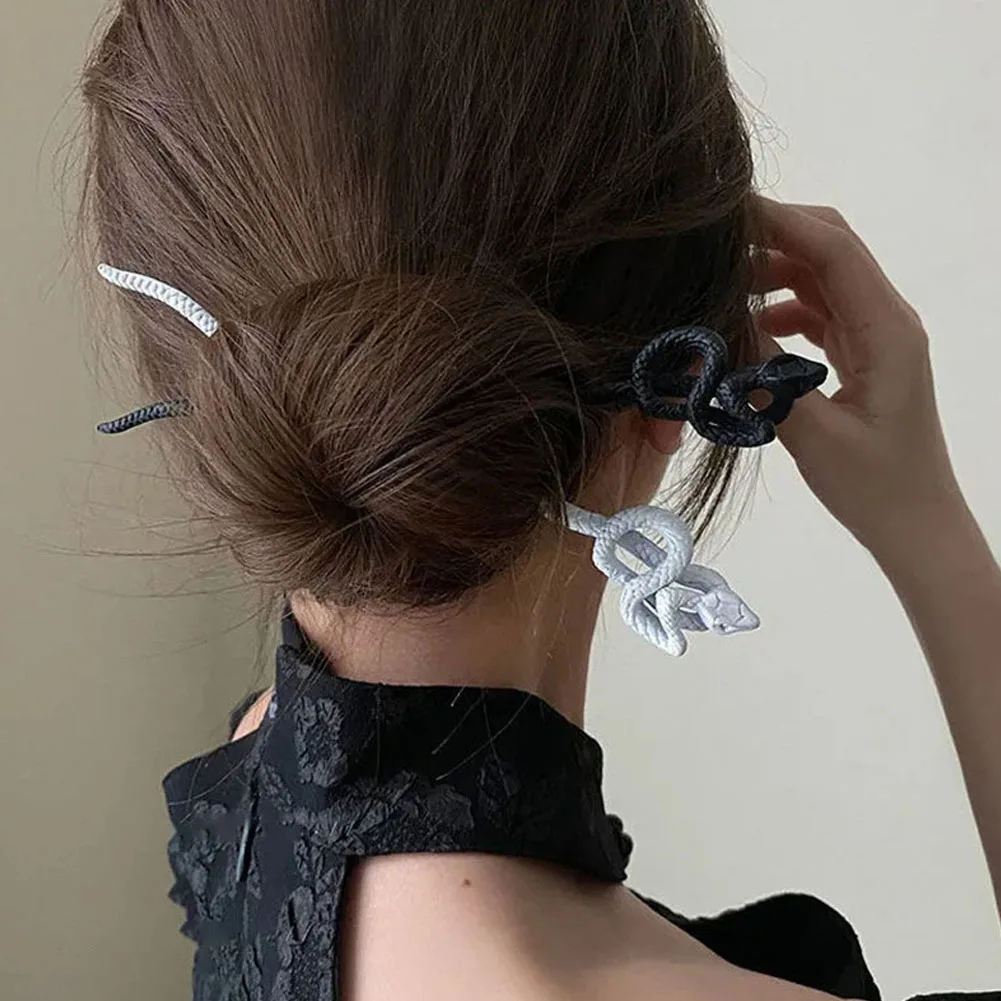 Metal Snake Shape Of Hairpin Fashion Simple Hip-hop Punk Euramerican Style Hair Fork Hair Accessories Women Jewelry Gift Party
Metal Snake Shape Of Hairpin Fashion Simple Hip-hop Punk Euramerican Style Hair Fork Hair Accessories Women Jewelry Gift Party