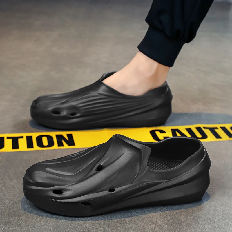2023 New Summer Thick-soled Casual Men's Sandals Fashion Outdoor Non-slip Comfortable Soft Bottom Breathable Solid Shoes for Men
2023 New Summer Thick-soled Casual Men's Sandals Fashion Outdoor Non-slip Comfortable Soft Bottom Breathable Solid Shoes for Men