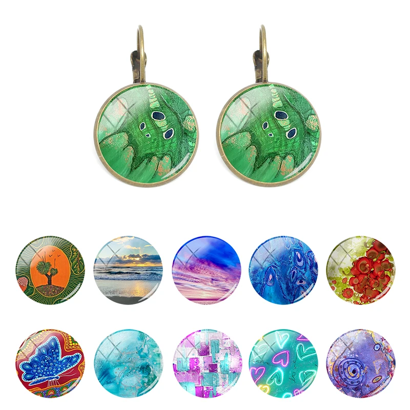 TAFREE New Arrival Seascape Bronze Earrings Seaside Scenery Clip On Earring 18mm Glass Dome Round Ear Cuff For Women FJ04
TAFREE New Arrival Seascape Bronze Earrings Seaside Scenery Clip On Earring 18mm Glass Dome Round Ear Cuff For Women FJ04