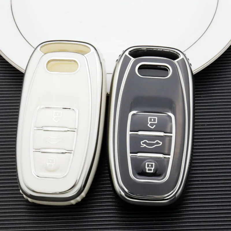 TPU Car Remote Key Case Cover Shell Fob for Audi A1 A3 A4 A5 A6 A7 A8 Quattro Q3 Q5 Q7 S4 S5 S6 S7 S8 R8 TT Keychain Accessories
TPU Car Remote Key Case Cover Shell Fob for Audi A1 A3 A4 A5 A6 A7 A8 Quattro Q3 Q5 Q7 S4 S5 S6 S7 S8 R8 TT Keychain Accessories